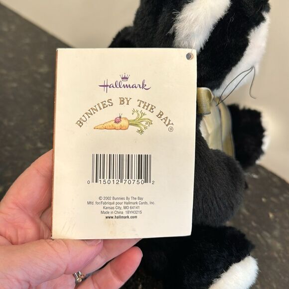 Halloween  SPUNKIN Black & White Cat Plush Bunnies By the Bay 2020 NEW Stuffed - Picture 7 of 9